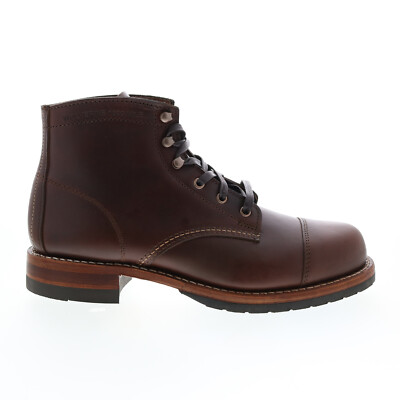 

Wolverine 1000 Mile Cap Toe Boot W990075 Мужские коричневые повседневные модельные ботинки, Коричневый, Wolverine 1000 Mile Cap Toe Boot
