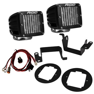 RIGID Fog Light Kit w/DOT SAE PRO LED Lights for 14-17 Toyota 4Runner 4 Runner