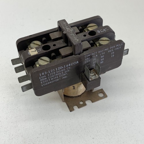 Eri　1211 Essex 143-121120-14400A Relay 18A @277V, 10A @ 440/600V