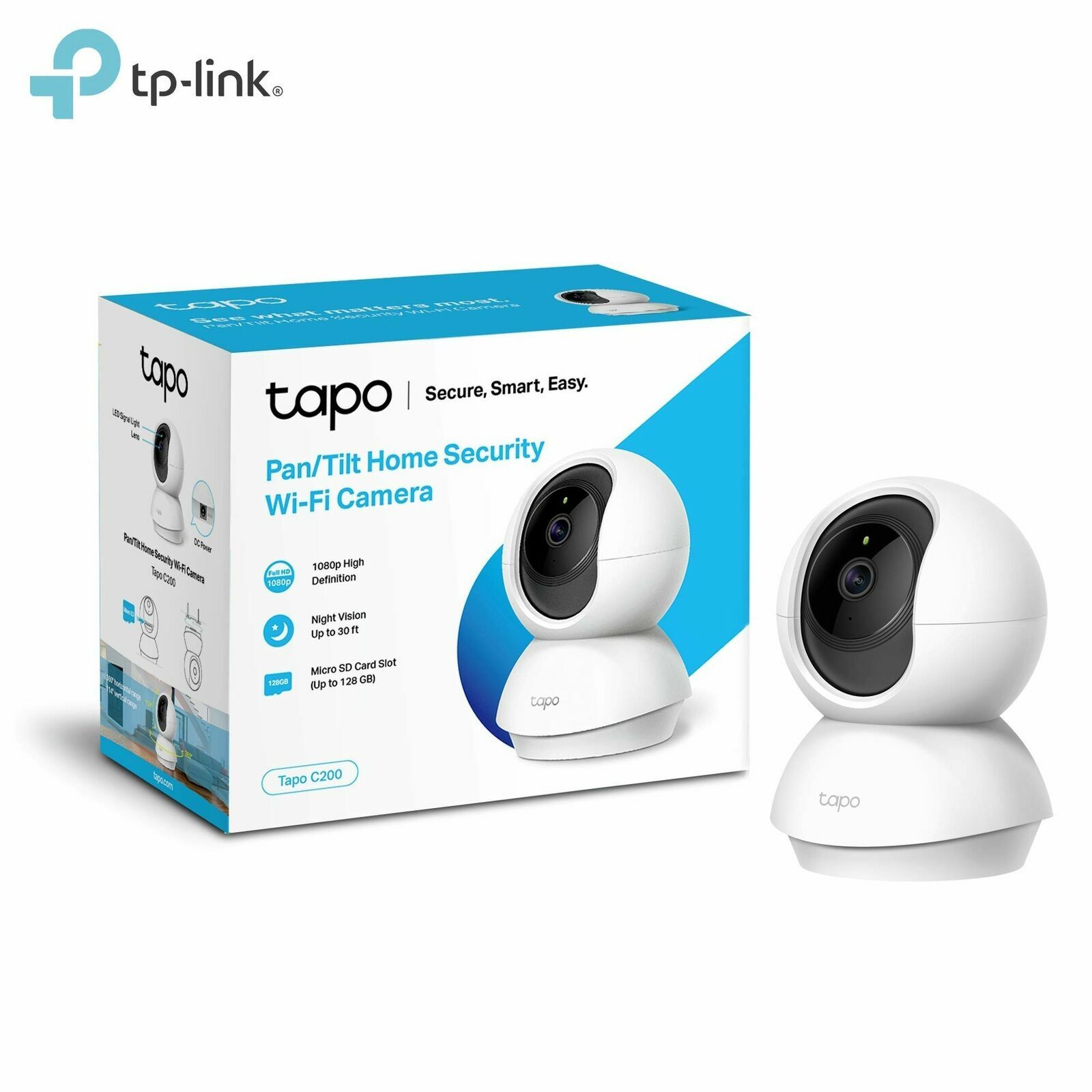 TP-Link Telecamera Wi-Fi Interno Videocamera sorveglianza 1080P Visione