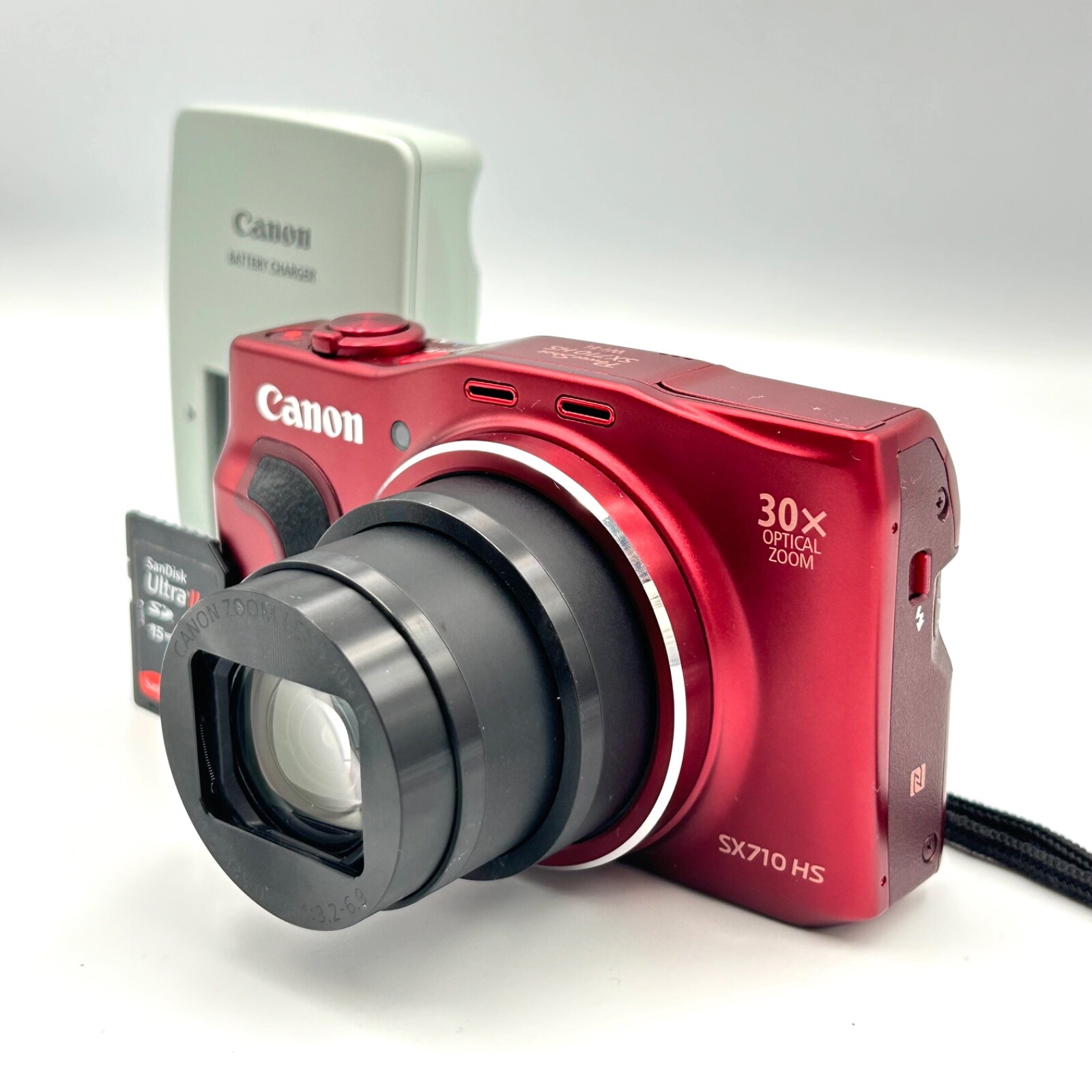 【美品】キヤノン CANON powershot SX710 HS Canon PowerShot SX710 HS Digital Camera Red English Language