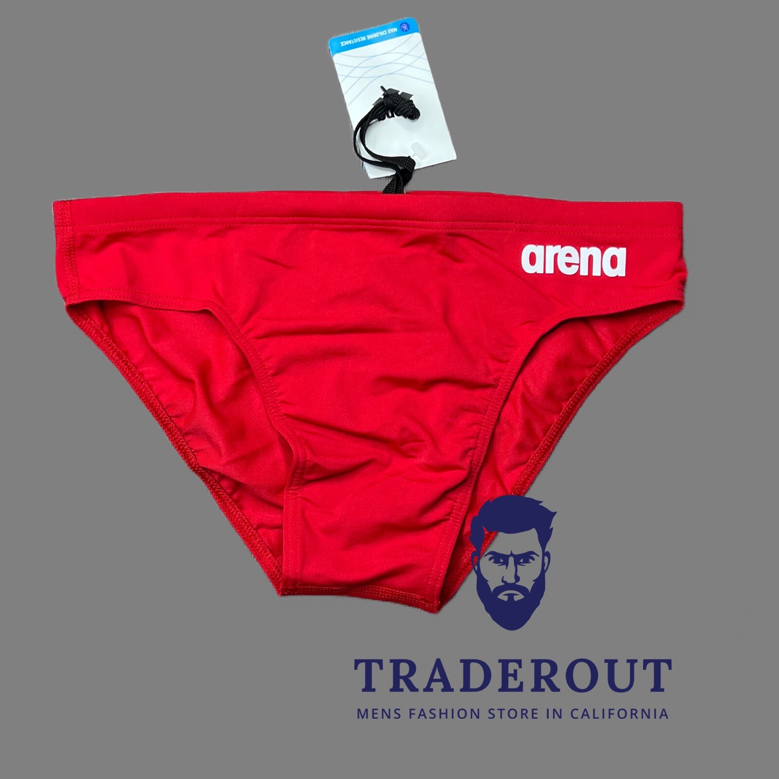 arena Men's Brief (Red) / 競パン（赤） ARENA MEN'S SOLID BRIEF - RED – OntarioSwimHub