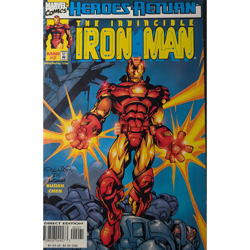 Iron Man #2 (Marvel Comics, 1998) – Classic 90s Iron
