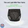 Adult Cloth Diaper Cover for Incontinence, Active Waterproof Leakproof Latex Pants, Noiseless Reusable Washable Pull Up Plastic Pants (No Cotton Inside, L)