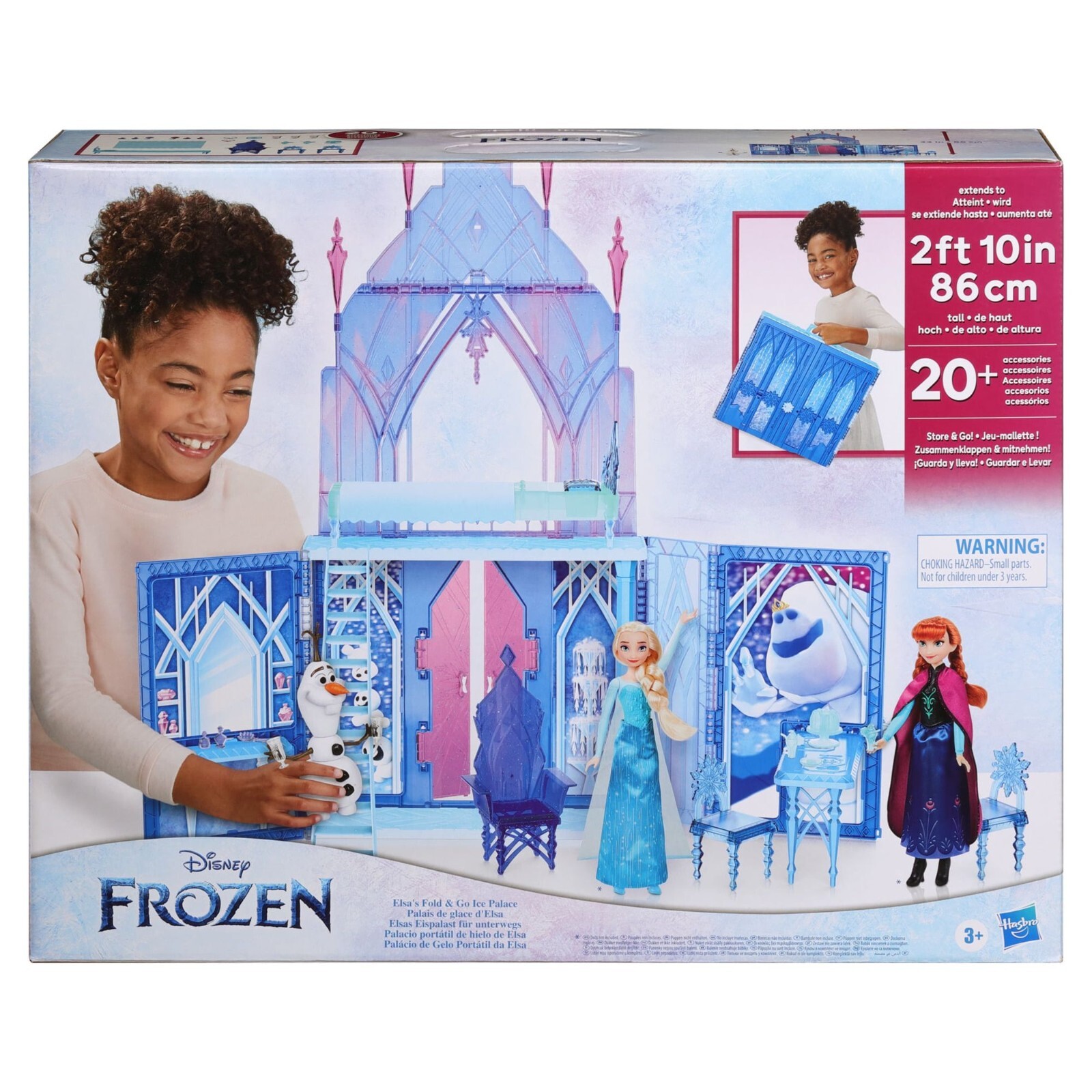 Disney Frozen: Elsa's Fold and Go Ice Palace Doll Playset