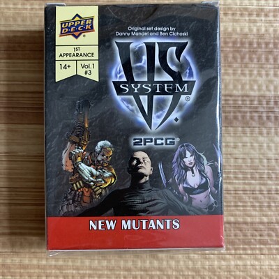Upper Deck Vs System 2PCG X-Men New Mutants Expansion Marvel Comics UD New