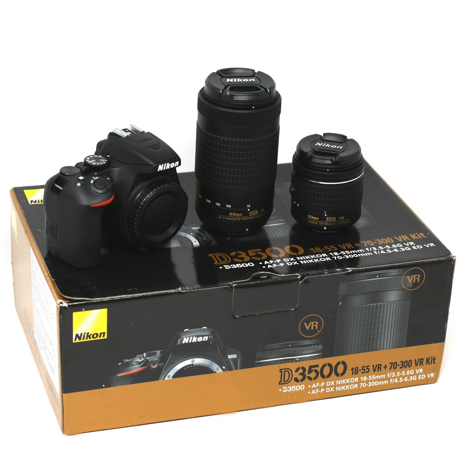 Nikon D3500 Af P 18 55mm Af P 70 300 Uk Next Day Delivery Ebay