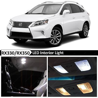 19x Bulb White Interior LED Lights Package Kit Fits Lexus RX350 RX450H 2010-2015
