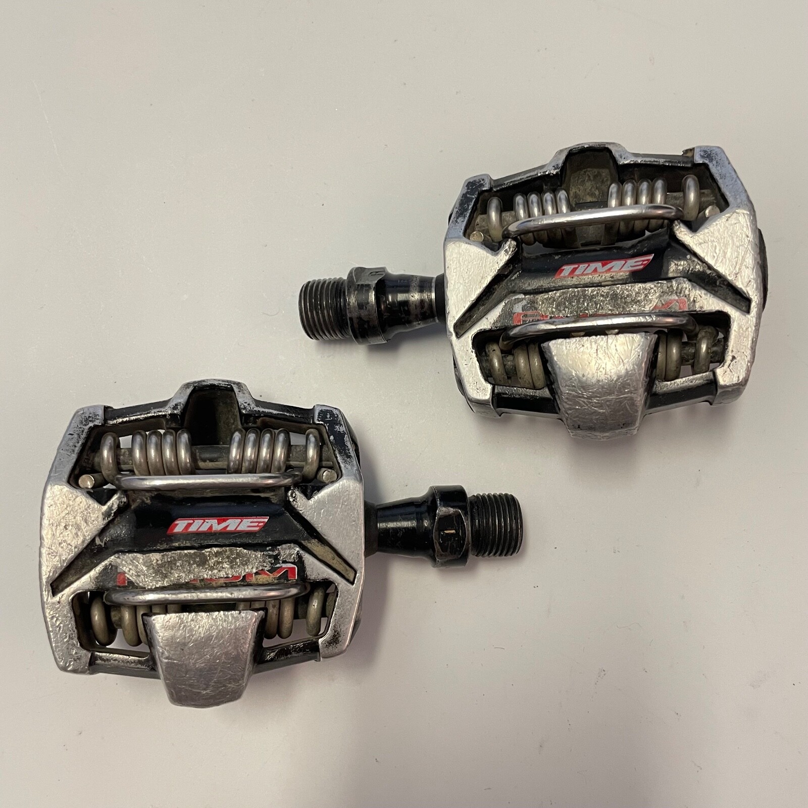 TIME ATAC Alium Clipless Pedals Mountain Bike mtb Vintage | eBay