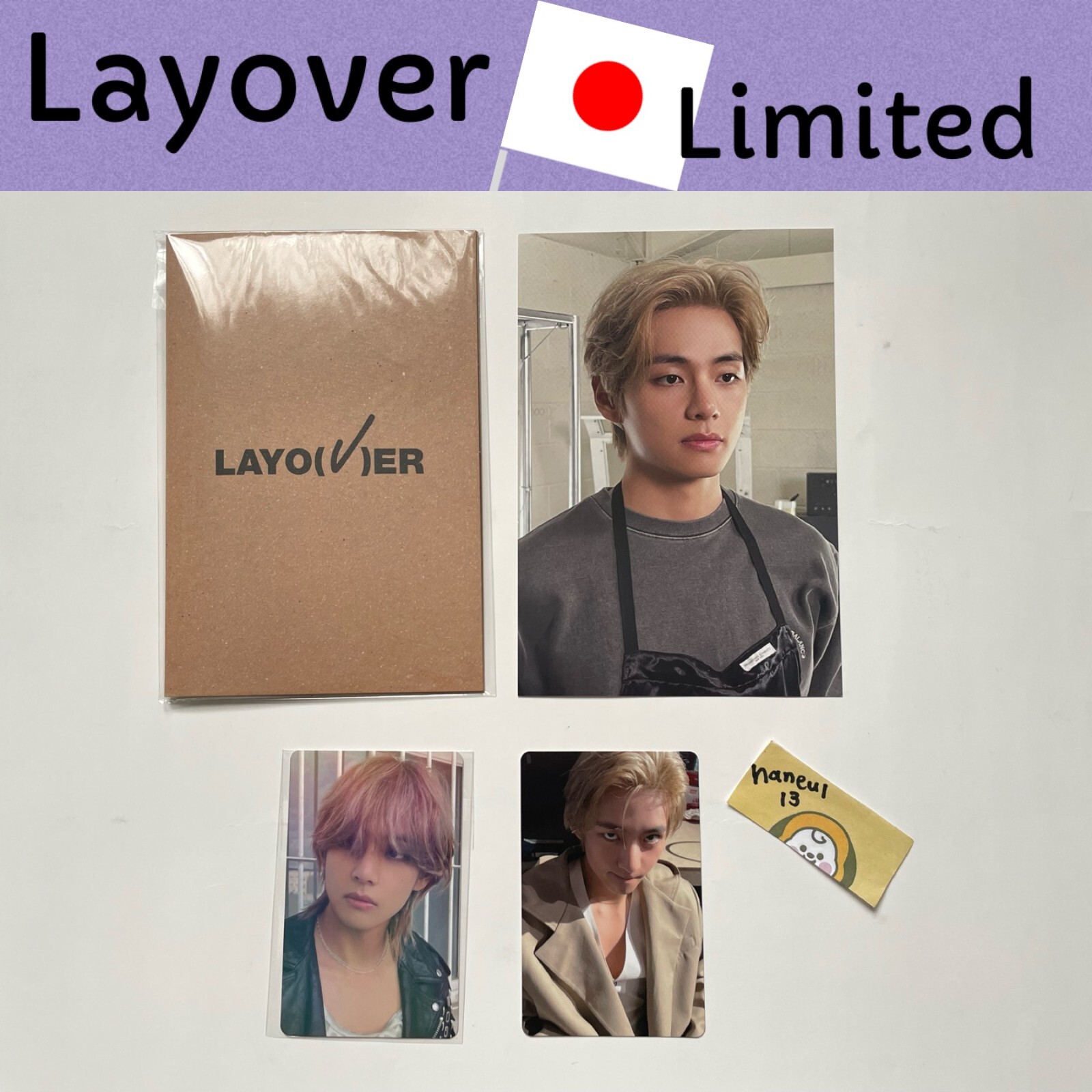 すぐったレディース福袋 V BTS Layover UMS JPFC Postcard Photocard POB Limited Japan K-POP・アジア