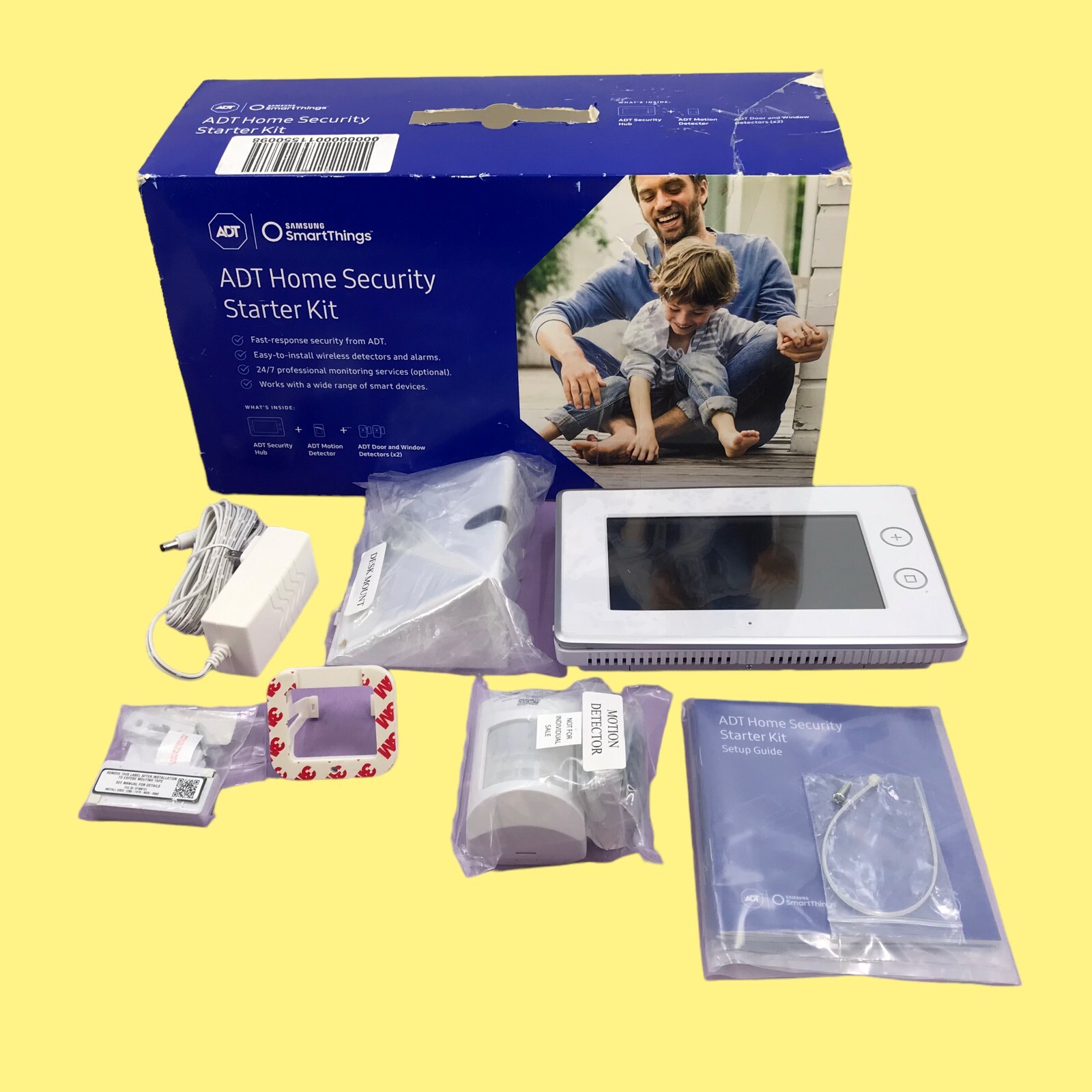 Samsung SmartThings F-ADT-STR-KT-1 ADT Home Security Starter Kit #2955 z39b25