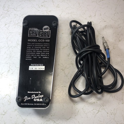 Jim Dunlop　Bass crybaby GCB-100 VTG ORIGINAL BASS CRY BABY Pedal Model GCB-100 by JIM DUNLOP
