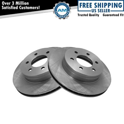 Front Disc Brake Rotor Left & Right Pair for Dodge Dakota Durango