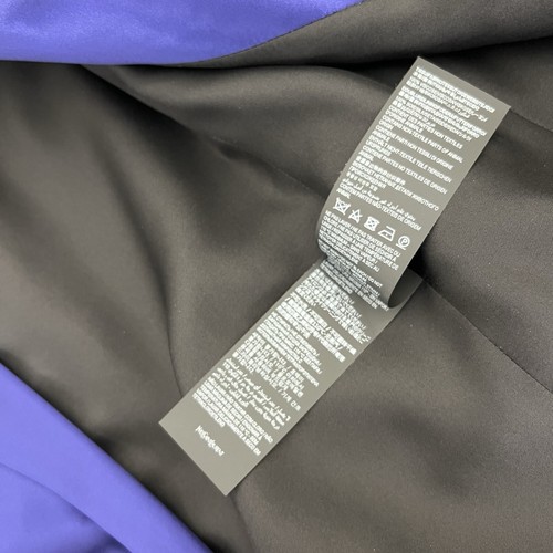 Pre-owned Saint Laurent Satin Blazer In All Sizes In Blue