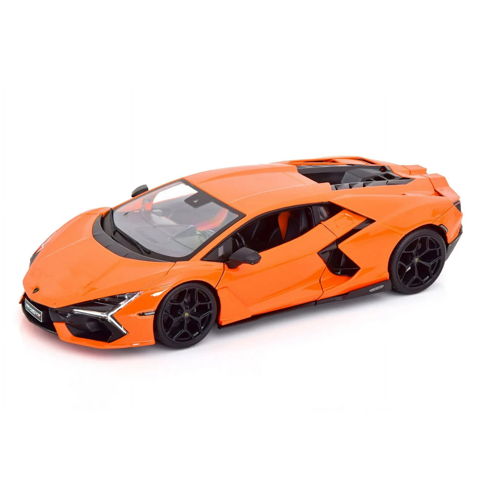 LAMBORGHINI REVUELTO HYBRID ORANGE 1:18 BY MAISTO 1:18 FREE