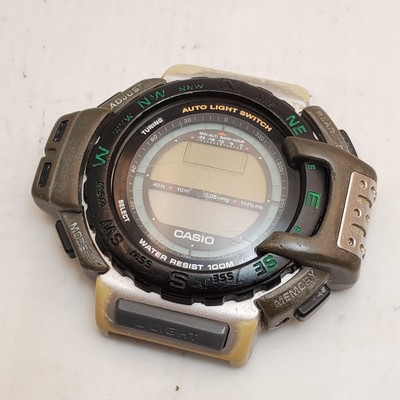 RARE VINTAGE CASIO PRO TREK (PROTREK) PRT-40 ALTIMETER MEN'S WATCH FOR PARTS 