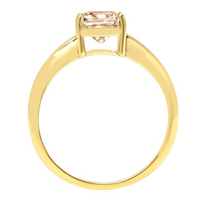 Pre-owned Pucci 1.50 Cushion Cut Natural Morganite Wedding Bridal Promise Ring 14k Yellow Gold In D