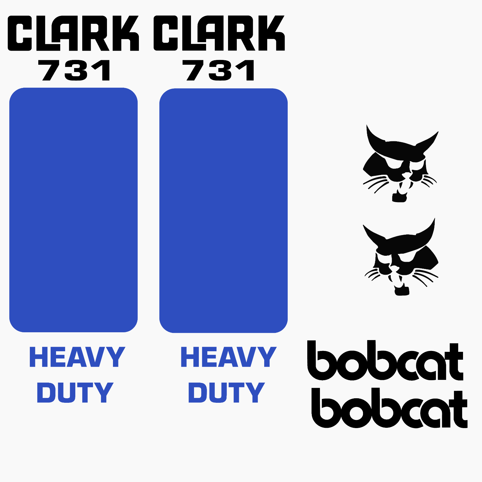 Fits Bobcat 731 Decals Stickers kit Repro Aftermarket Decal kit  Premium Vinyl