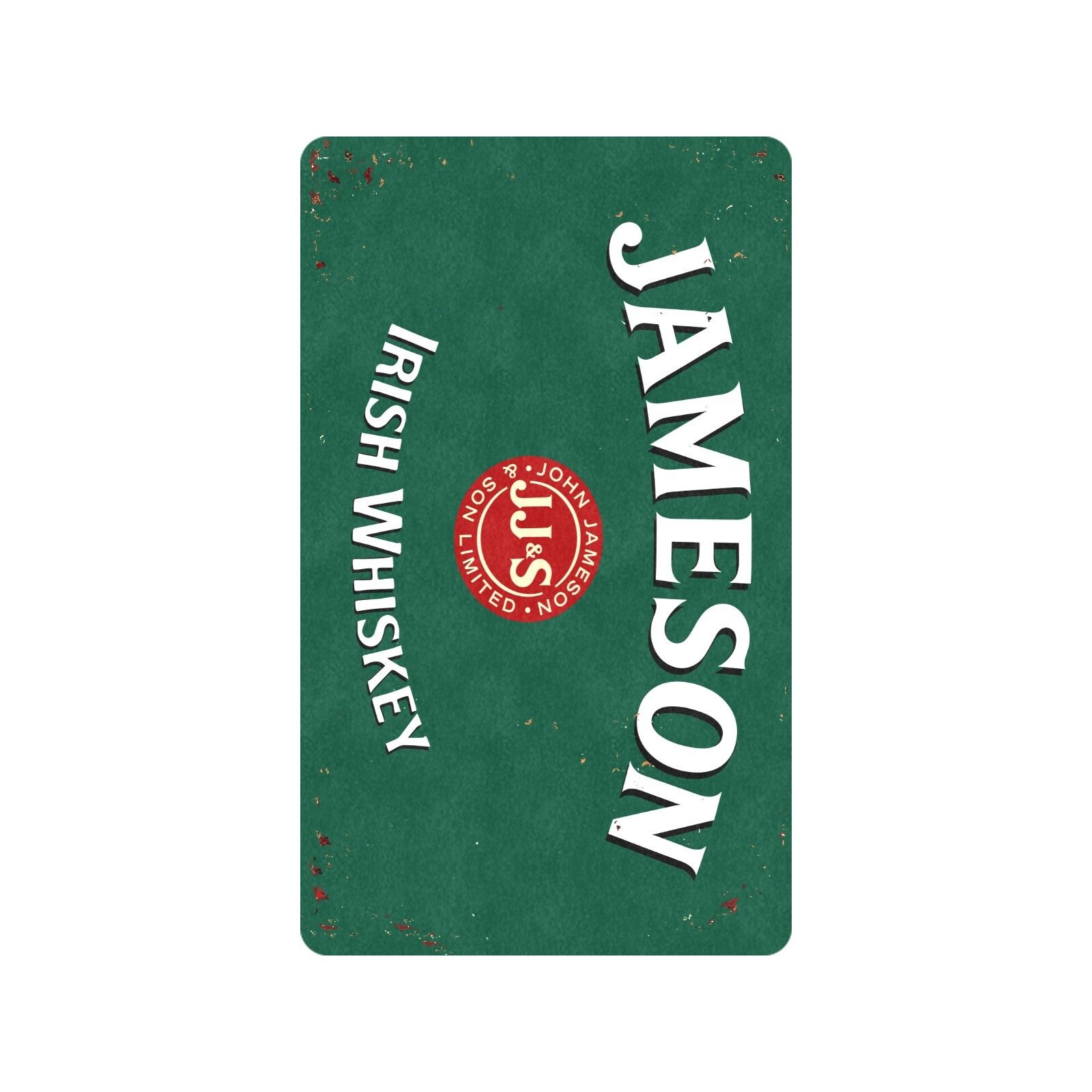 Vintage Style Jameson Irish Whiskey Door Mat Rug Indoor Outdoor Decor