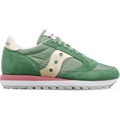 

Saucony Women Jazz Original Изумрудный | Кремовый 12 M Спортивная замша, Emerald | cream
