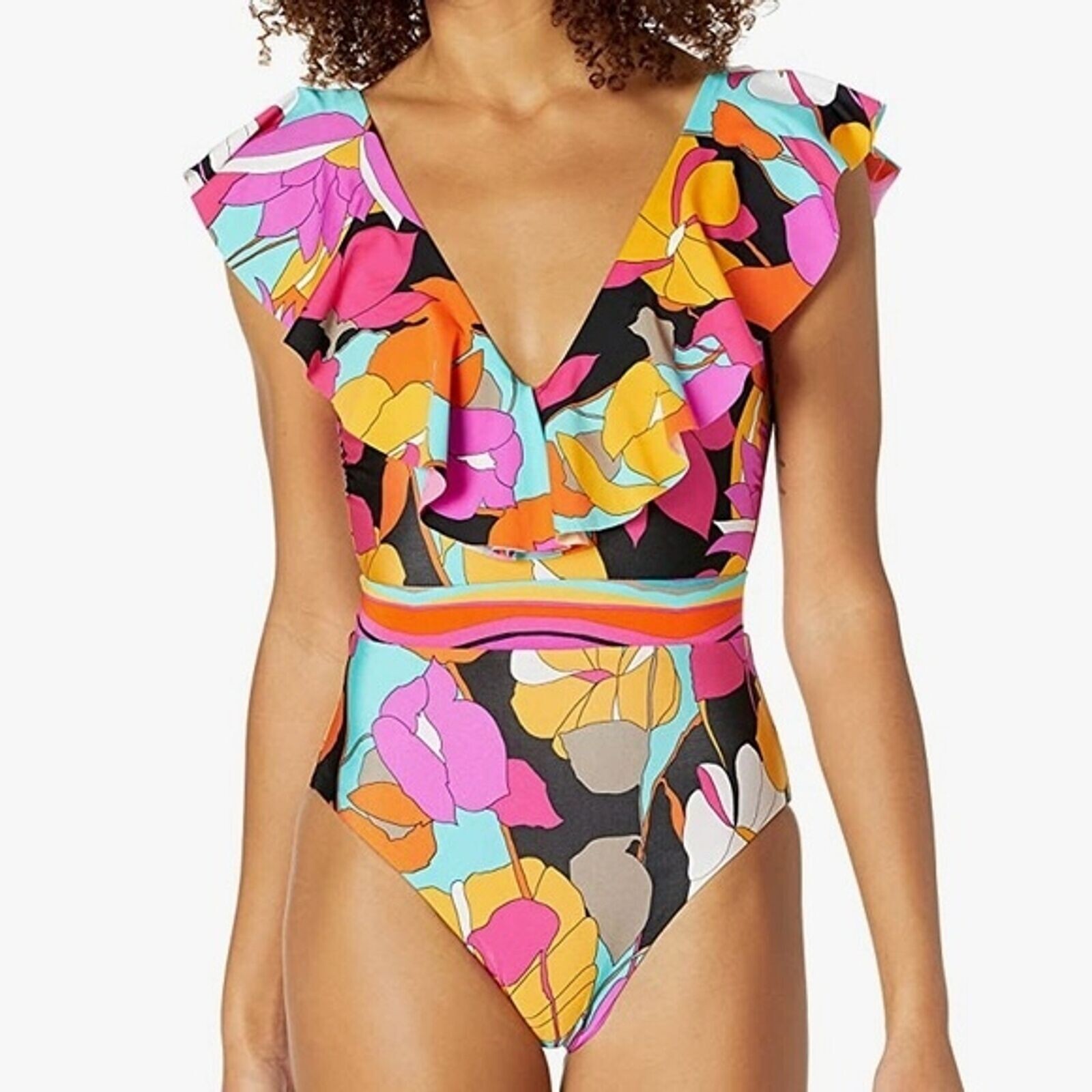 Trina turk fiji floral shop one piece