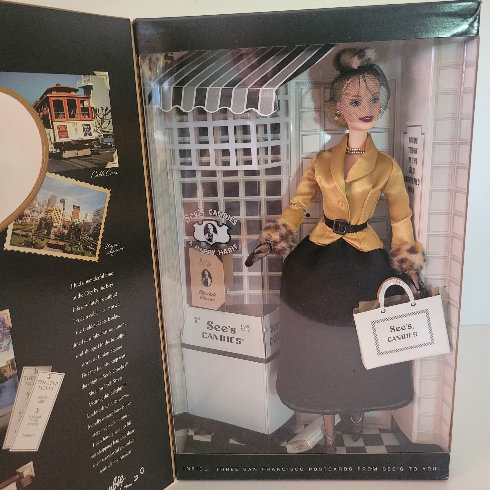 クリアファイル Barbie See`s candies Barbie I Left My Heart in San Francisco See's Candies