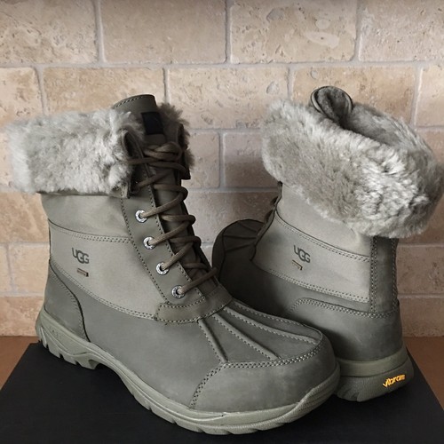 UGG Butte Mono Moss Green Waterproof Leather Textile Snow UGG Butte Mono Moss Green Waterproof Leather Textile Snow