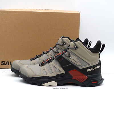 Size 9 Men's Salomon X Ultra 4 Mid GTX Gore-Tex Waterproof Hiking Shoes 473525