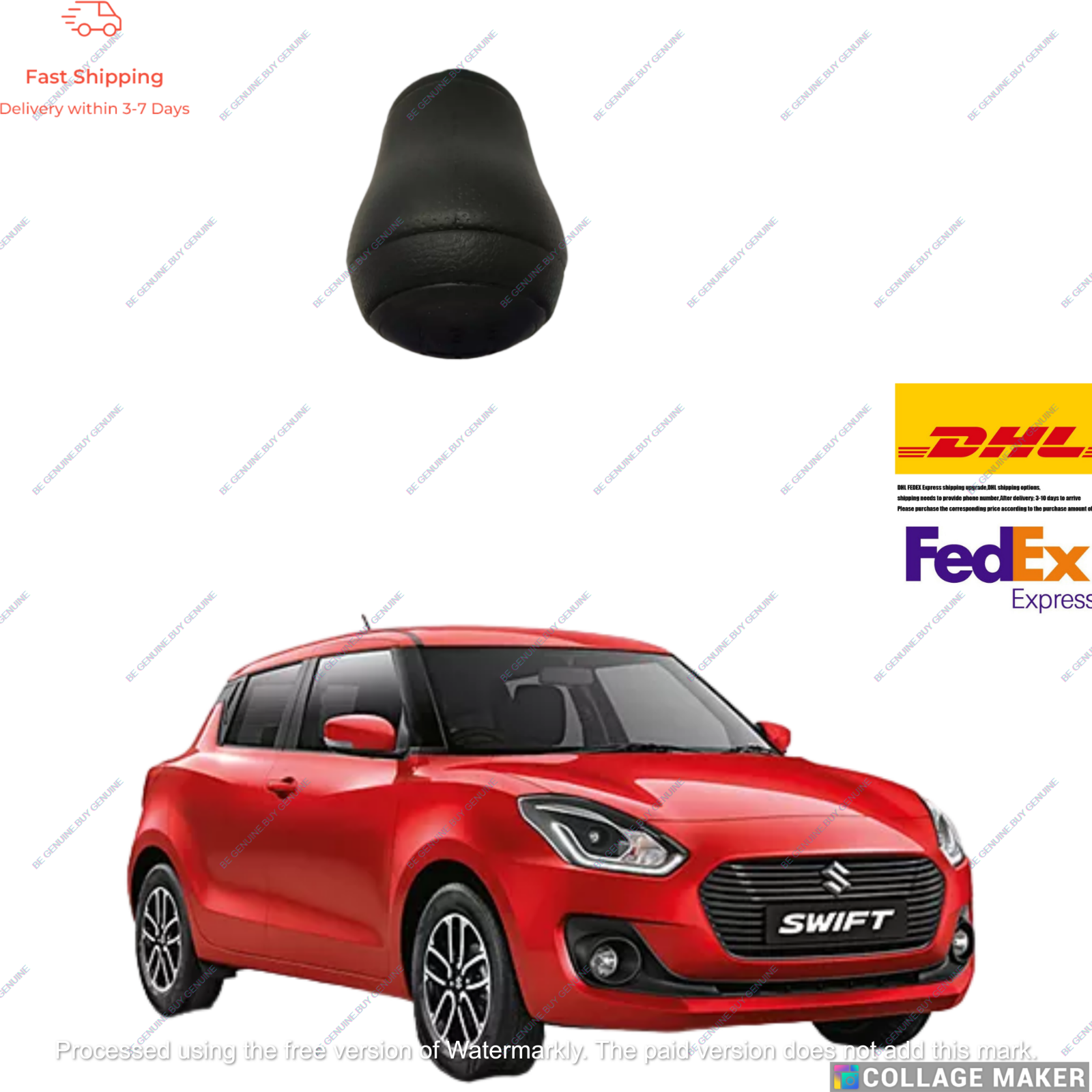 GEAR KNOB FOR SUZUKI SWIFT 2018-2021 MODEL OEM GENUINE 28113M79M21