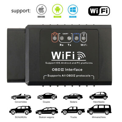 WIFI OBD2 Scanner Code Reader Automotive Diagnostic Tool Car OBDII ELM 327