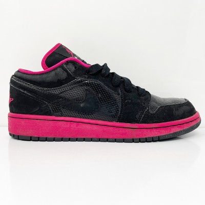 

Nike Boys Air Jordan 1 Low 554723-019 Черные баскетбольные кроссовки Размер 5Y, Черный, Air Jordan 1 Low