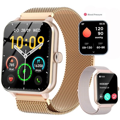 2024 Smart Watch Lady Women IP68 Smartwatch Bluetooth Call For iPhone Samsung