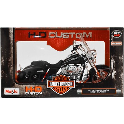 2013 HARLEY DAVIDSON FLHRC ROAD KING CLASSIC BLACK 1:12 BY MAISTO 32322 CRUISER