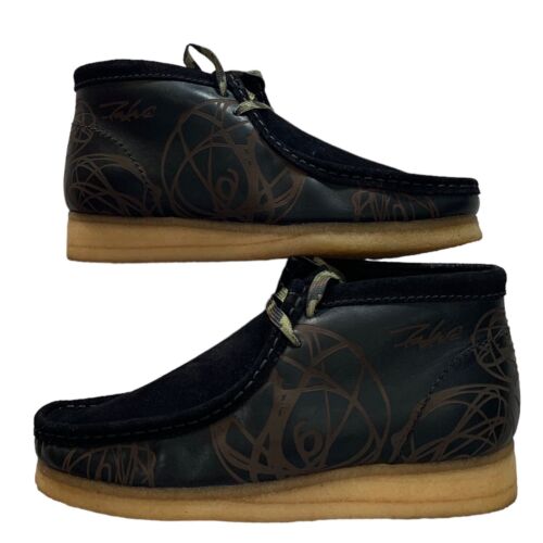 Vintage Futura x Clarks Originals Atomic Wallabee Black 2007