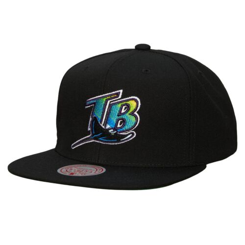 МУЖСКАЯ КЕПКА MITCHELL & NESS MLB EVERGREEN SNAPBACK COOP RAYS - ЧЕРНЫЙ