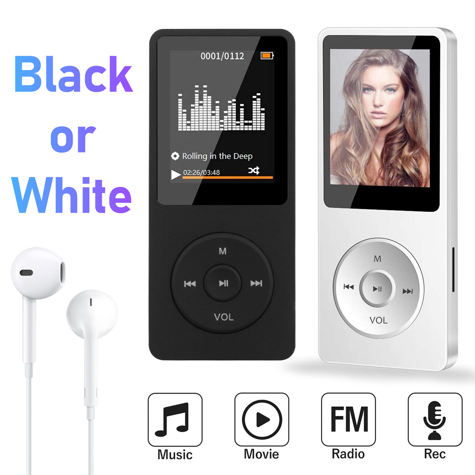 Mp4 Media Fm Radio Recorder Hifi Music Speakers
