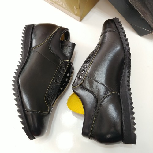 Spot Bilt Ripple Sole Leather Coach Shoes Vintage 1960s 50s Sport 8 CS34 Dr Hack