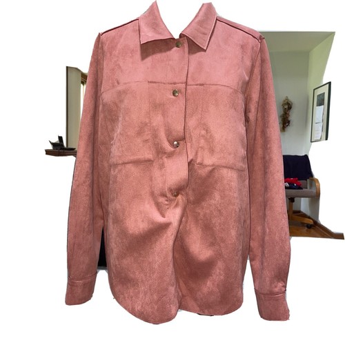HYFVE Mauve Color 2 Pocket Long Sleeve Button Shirt Size