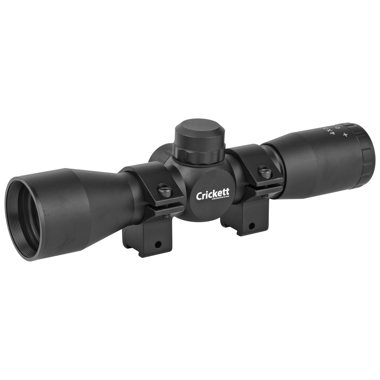 Keystone Crickett Quick Focus Riflescope, 4x32mm, MilDot Matte, 1