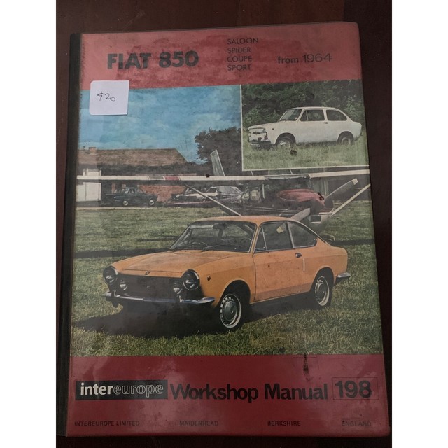 Fiat 850 Workshop Service Manual | Nonfiction Books | Gumtree Australia