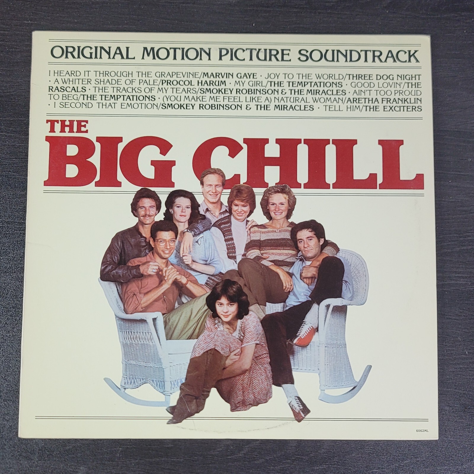 The Big Chill Motion Picture Soundtrack Vinyl Record With Original