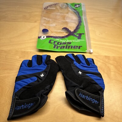 Harbinger Cross Trainer XT Cardio Half Finger Gloves Water Sport Unisex Sz Small