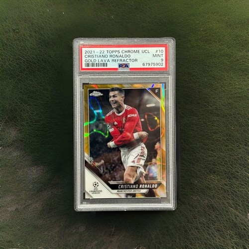2021-22 Topps Chrome UCL Man United Cristiano Ronaldo Gold