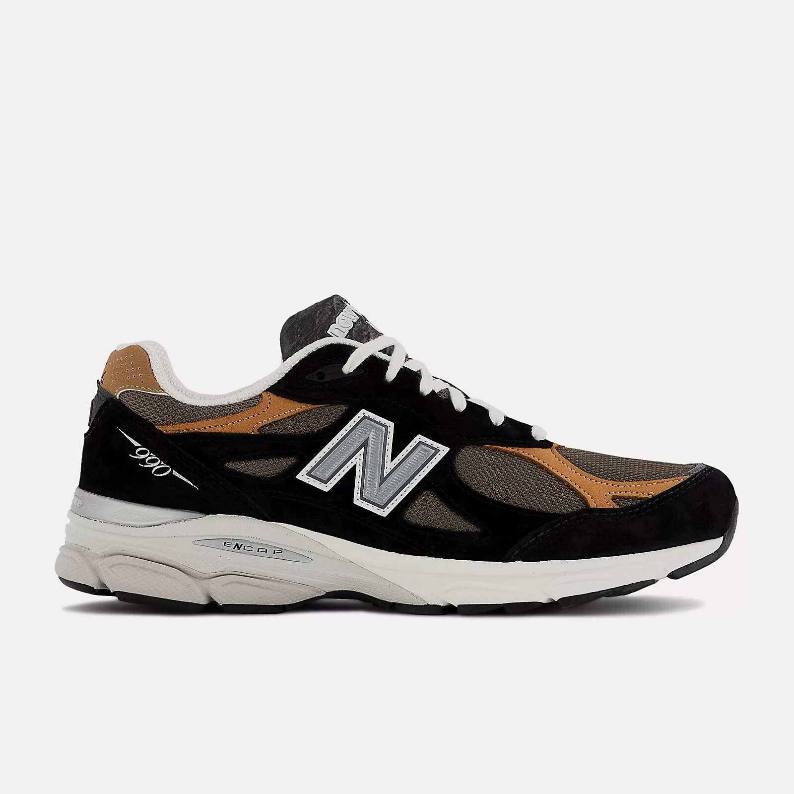 

New Balance 990v3 Сделано в США Black Tan Teddy Santis M990BB3, New Balance 990v3