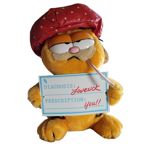 Vintage Dakin Garfield Cat Thermometer Ice Pack Plush