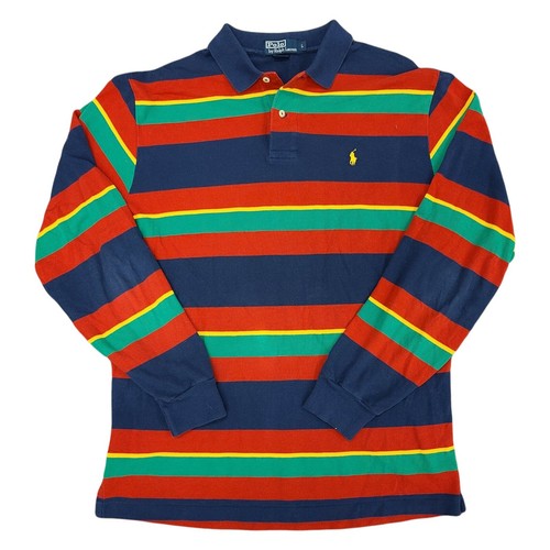 Vintage long sleeve polo clearance shirt