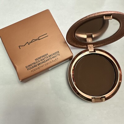 MAC SKINFINISH SUNSTRUCK Matte Bronzer RICHER GOLDEN Authentic New In Box
