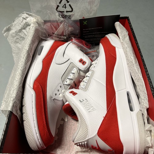 Nike Air Jordan 3 Retro Tinker SP White Red CJ0939-100 Sz 11 New