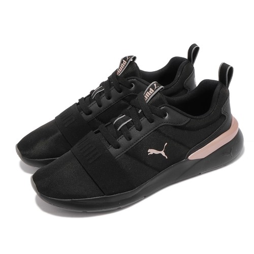 Puma Rose Plus Black Gold Женская спортивная повседневная обувь для кросс-тренинга 374897-01