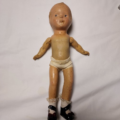 Vintage Creepy Doll Halloween Spooky Composite